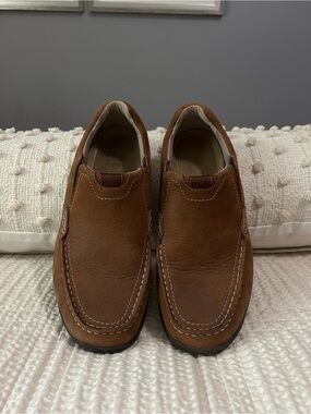 Timberland Smart Comfort Men's Brown Leather Slip-On Loafers